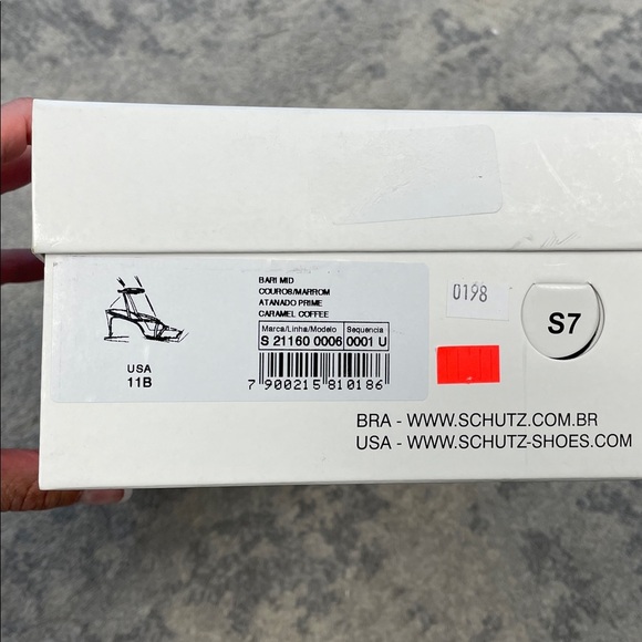 NIB Schutz Bari Ankle Strap Sandal Heels Brown Tan Sz 11 - Picture 5 of 13